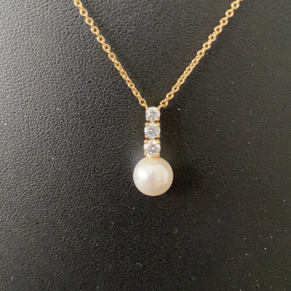 NADRI NWT Emilia Simulated Pearl & Cubic Zirconia